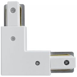 DPM X-Line złączka typu L do szyny natynkowej zasilająca biała STLPW