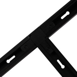 DPM X-Line złączka typu T do szyny natynkowej czarna STTB