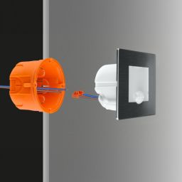 DPM lampa przypodłogowa 1x1,2 W srebrna YCB177S-PIR