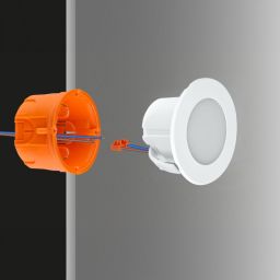 DPM lampa przypodłogowa 1x1,2 W biała YCB178W