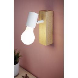 Eglo Townshend 3 kinkiet 1x10W brązowy/biały 33168