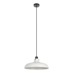 Eglo Matlock lampa wisząca 1x60 W czarna-szary/popielaty 43825