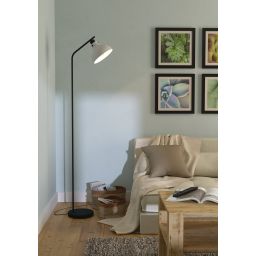 Eglo Matlock lampa stojąca 1x40 W czarna-szara 43844