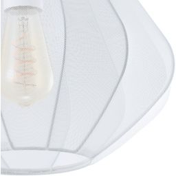 Eglo Dolwen lampa wisząca 1x40 W biała 43996