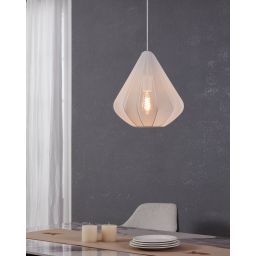 Eglo Dolwen lampa wisząca 1x40 W biała 43996
