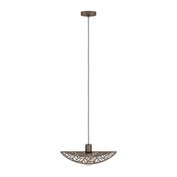 Eglo Swaby lampa wisząca 1x60 W brązowa 44124