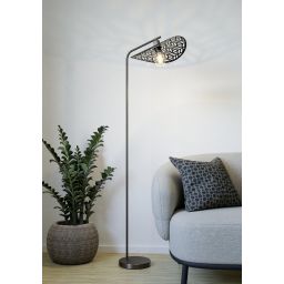 Eglo Swaby lampa stojąca 1x60 W brązowa 44127