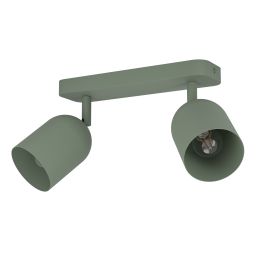 Eglo Tilston lampa podsufitowa 2x40 W zielona 44133