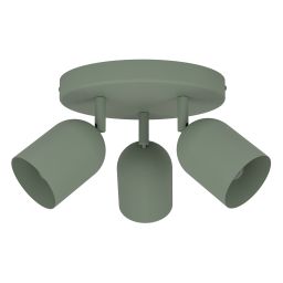 Eglo Tilston lampa podsufitowa 3x40 W zielona 44134
