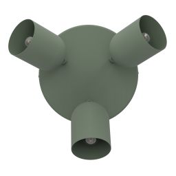 Eglo Tilston lampa podsufitowa 3x40 W zielona 44134