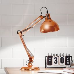 Eglo Borgillio lampa biurkowa 1x40 W miedź 94704