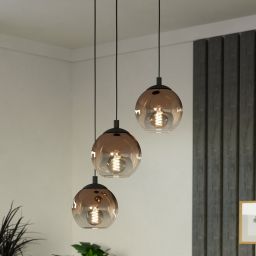 Eglo Ariscani lampa wisząca 3x40 W brązowa 901925