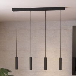 Eglo Almudaina lampa wisząca 4x5,4 W czarna 900906