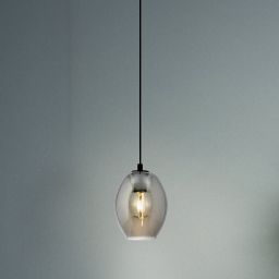 Eglo Cadaques lampa wisząca 1x60 W czarna 98582