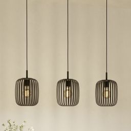 Eglo Romazzina lampa wisząca 3x60 W czarna 900495
