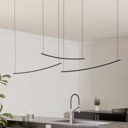 Eglo Villeggi lampa wisząca 1x22 W czarna 902166