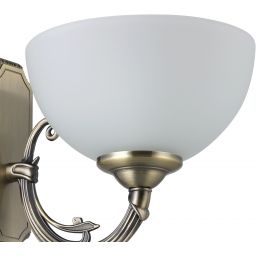 Eglo Savoy kinkiet 1x40 W patyna-satyna 82751