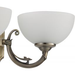 Eglo Savoy kinkiet 2x40 W patyna-satyna 82752