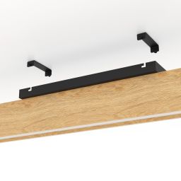 Eglo Anchorena lampa podsufitowa 1x35 W czarna-drewno 900387