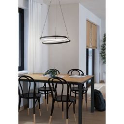 Eglo Ruotale lampa wisząca 1x37 W czarna 900472