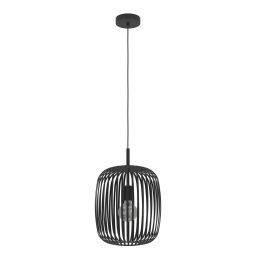 Eglo Romazzina lampa wisząca 1x60 W czarna 900494