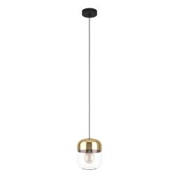 Eglo Maryvilla lampa wisząca 1x40 W przezroczysta-złota 900549