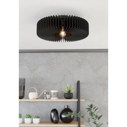 Eglo Palombaia lampa podsufitowa 1x40 W czarna 900831