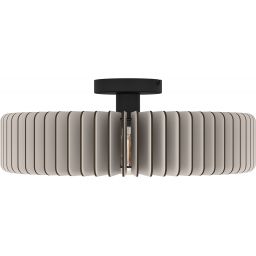 Eglo Palombaia lampa podsufitowa 1x40 W czarna-szara 900832