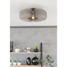 Eglo Palombaia lampa podsufitowa 1x40 W czarna-szara 900832