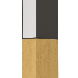 Eglo Tudons kinkiet 1x12 W czarny/drewno 900871