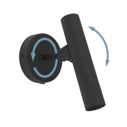 Eglo Almudaina kinkiet 1x5,4 W czarny 900907