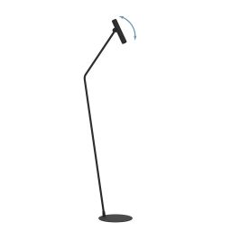 Eglo Almudaina lampa stojąca 1x5,4 W czarna 900909