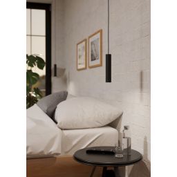 Eglo Almudaina lampa wisząca 1x5,4 W czarna 900926