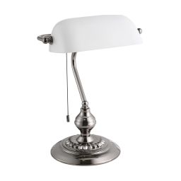 Eglo Banker lampa biurkowa 1x60 W nikiel 901019