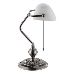 Eglo Banker lampa biurkowa 1x60 W nikiel 901019