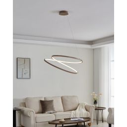 Eglo Ruotale lampa wisząca 1x42 W piaskowa 901141