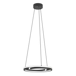 Eglo Mezzomonte lampa wisząca 1x20 W czarna 901822