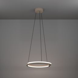 Eglo Mezzomonte lampa wisząca 1x20 W piaskowa 901824