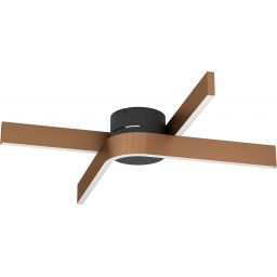 Eglo Folcino-Z lampa podsufitowa 2x18 W biała-brązowa 901863