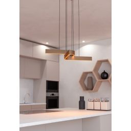 Eglo Folcino-Z lampa wisząca 2x18 W biała-brązowa 901864