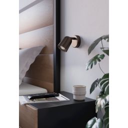 Eglo Camaldoli kinkiet 1x10 W brązowy 901948