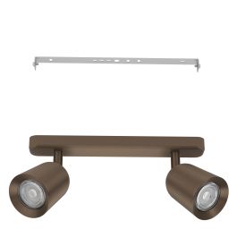 Eglo Camaldoli lampa podsufitowa 2x10 W brązowa 901949