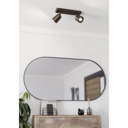 Eglo Camaldoli lampa podsufitowa 2x10 W brązowa 901949