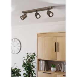 Eglo Camaldoli lampa podsufitowa 3x10 W brązowa 901951