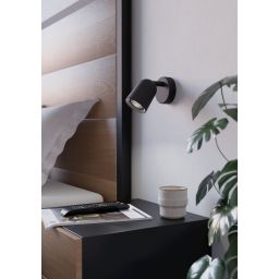 Eglo Camaldoli kinkiet 1x10 W czarny 901952