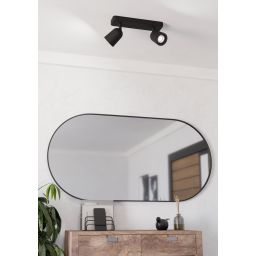 Eglo Camaldoli lampa podsufitowa 1x10 W czarna 901953