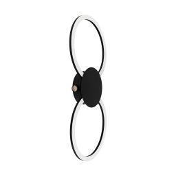 Eglo Venticello kinkiet 1x28 W czarny 902124