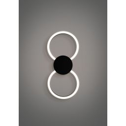 Eglo Venticello kinkiet 1x28 W czarny 902124