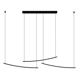 Eglo Villeggi lampa wisząca 1x22 W czarna 902166