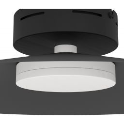 Eglo Conomavilla-Z lampa podsufitowa 1x15,5 W biała-czarna 902182